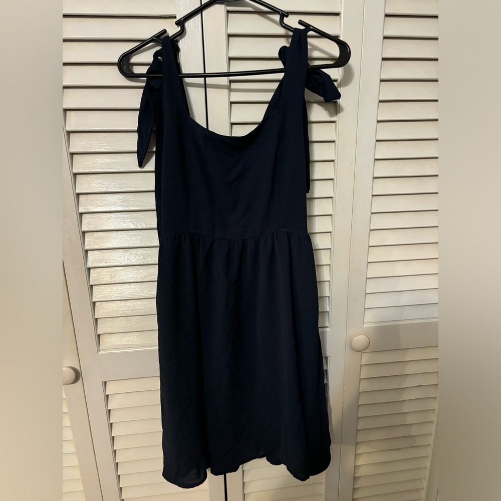 Navy blue short dress